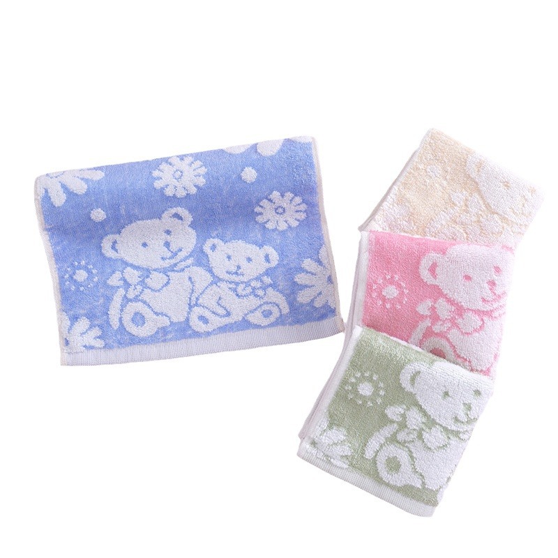 Serviette pour enfants en fibres de bambou et coton, petite serviette pour le visage, douce et non pelucheuse, vente en gros_voghion.com