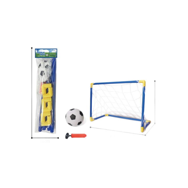 Juegos de juguetes transfronterizos de puertas de fútbol para niños portátiles desmontables para juguetes deportivos para padres e hijos al aire libre