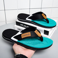 酷路直人字拖2025新款男士夹脚拖鞋夏天简约外穿防滑耐磨沙滩凉鞋