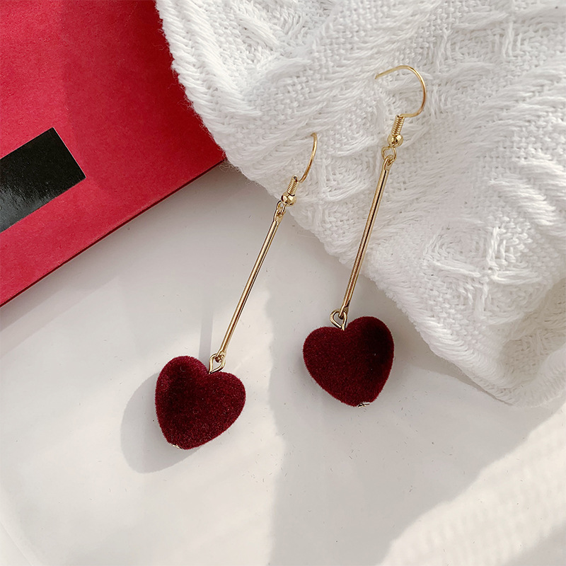 Women's Gender 1 Pair Retro Heart Shape Plating Alloy Drop Earrings