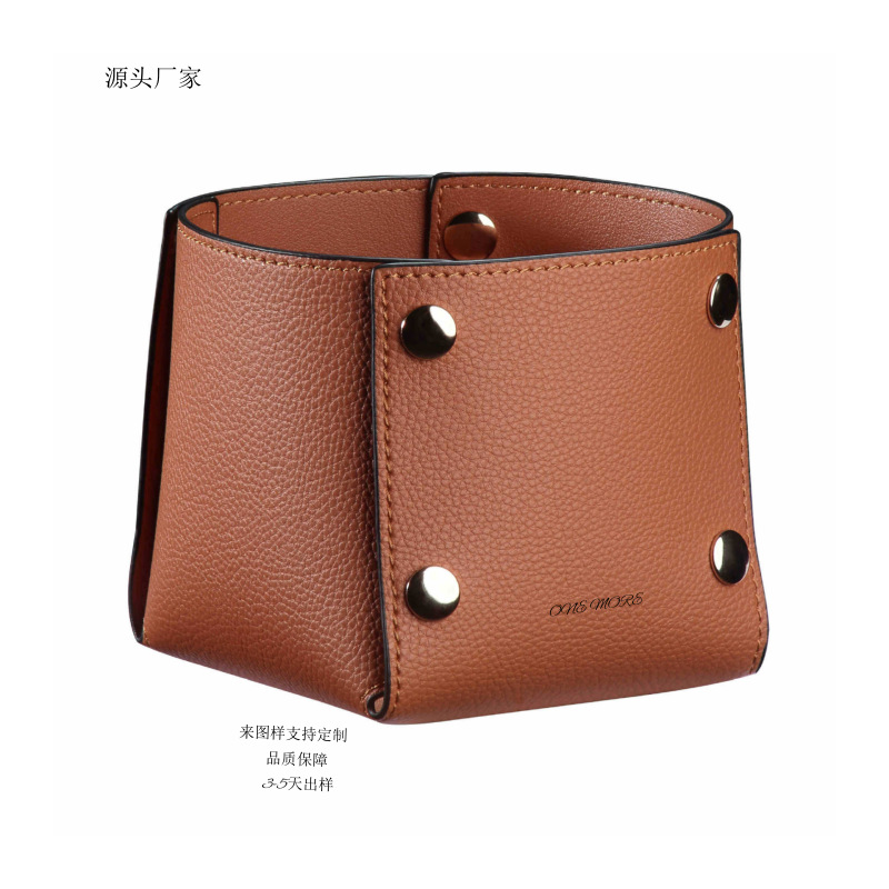 국경 간 PU 보관 상자 새로운 데스크탑 펜 홀더 원격 제어 사무실 문구 정리 및 보관 로고 인쇄 가능