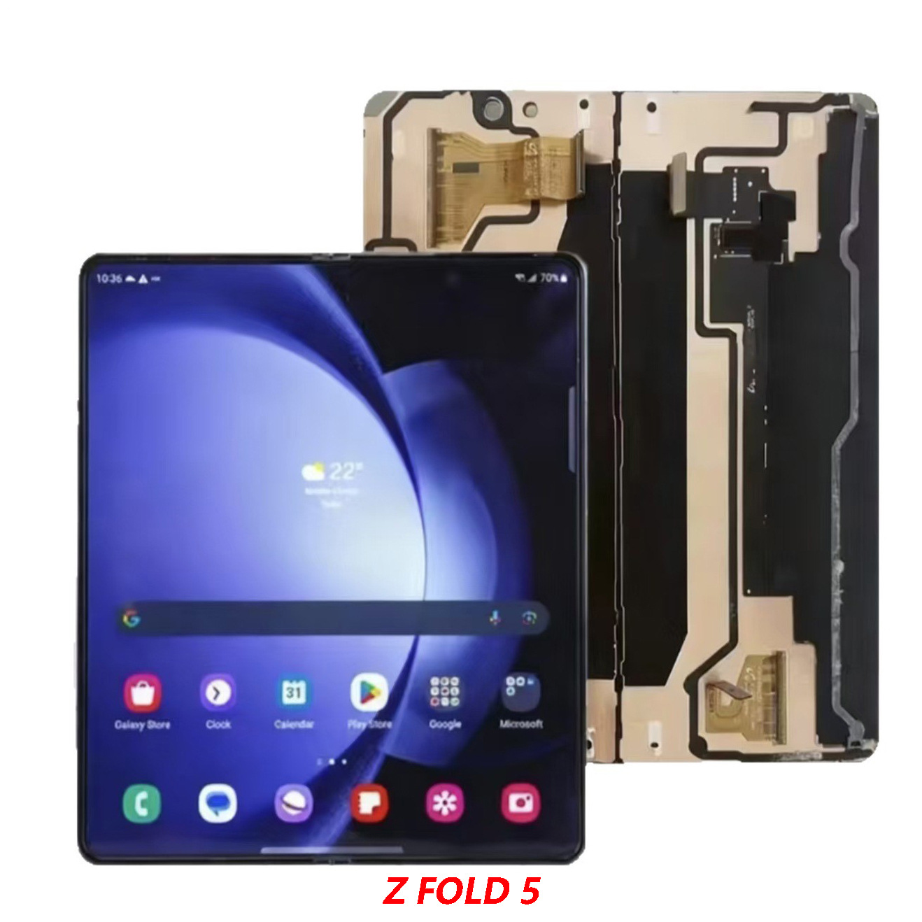 Aplicable a Samsung Galaxy Z FOLD 5 6 7 Series LCD Assembly Pantalla plegable