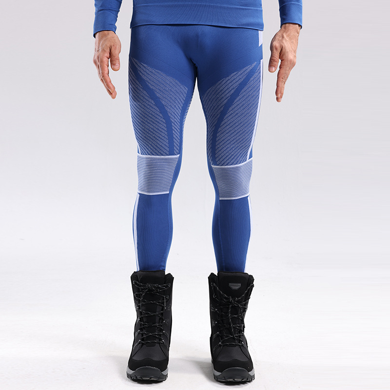 X-BIO nuevo 4.0 poli-energía para fortalecer los pantalones de esquí de esquí para hombre calentamiento apretado para eliminar el sudor compresión pantalones largos otoño invierno