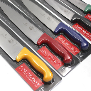 Color Handle Split Knife Hotel Kitchen Split Color Knife Chef Knife Chef Knife Commercial Beef Knife Meat Slice Western-style Kitchen Knife