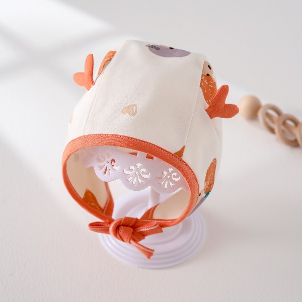 Small mushroom double layer ear protection hat (100% cotton)