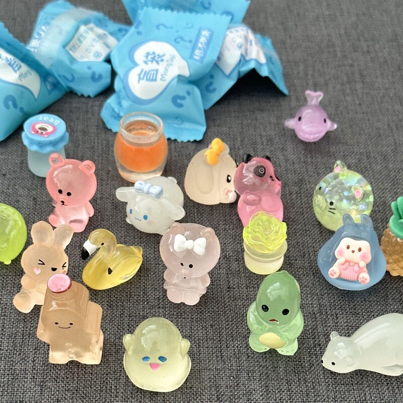 発光ブラインドバッグ小さなおもちゃ小動物ミニかわいい独立した包装立体モデル発光シミュレーション漫画ランダム|undefined