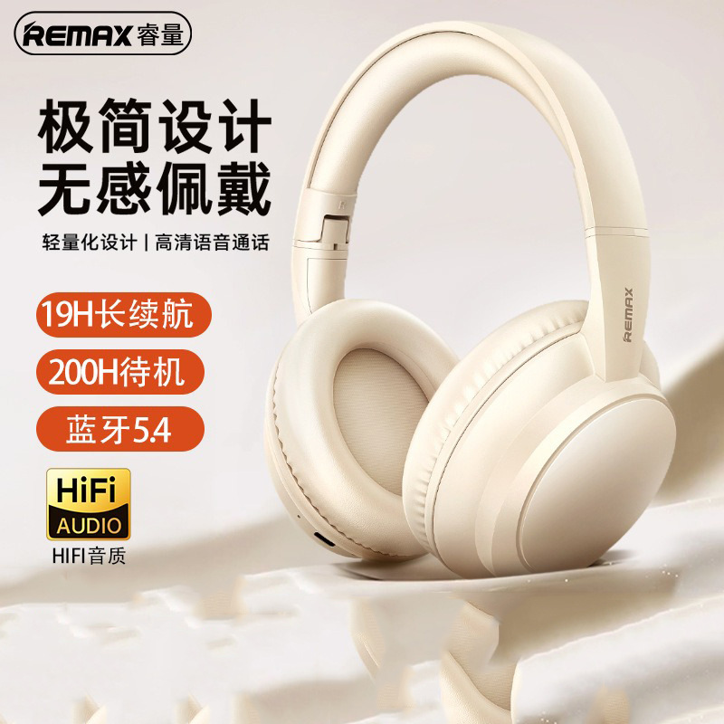 Remax Ruiliang Bluetooth 5.4 No Lag, Simple and Lightweight Design, Non-Sensory Wear, Long Battery Life Headset