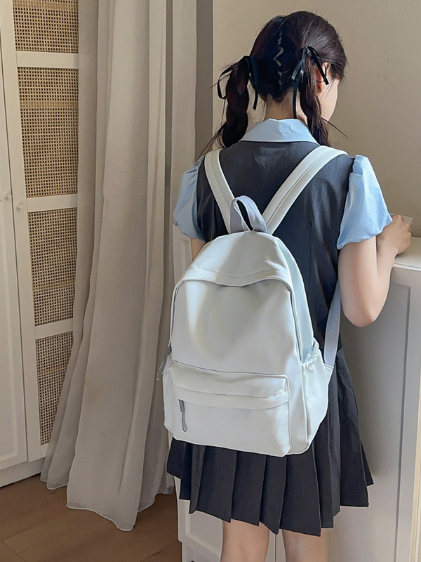 书包女ins小清新初中高中生 双肩包大容量学院风少女旅行休闲背包|undefined
