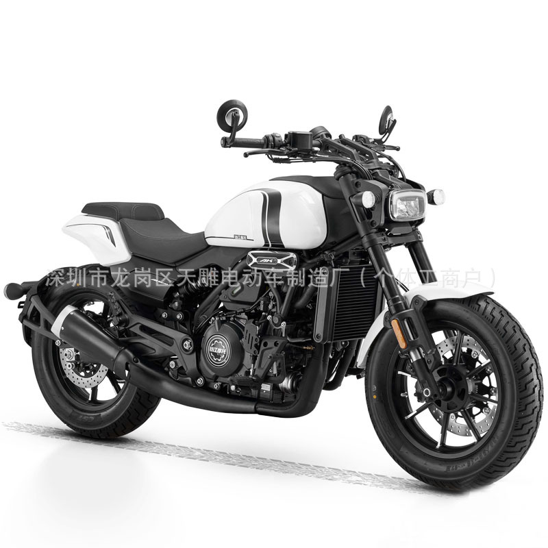 Qianjiang marca AK628 refrigerado por agua 550c neumáticos al vacío ABS nacional cuatro inyección eléctrica puede ser la tarjeta 2025 coche de crucero deportivo americano