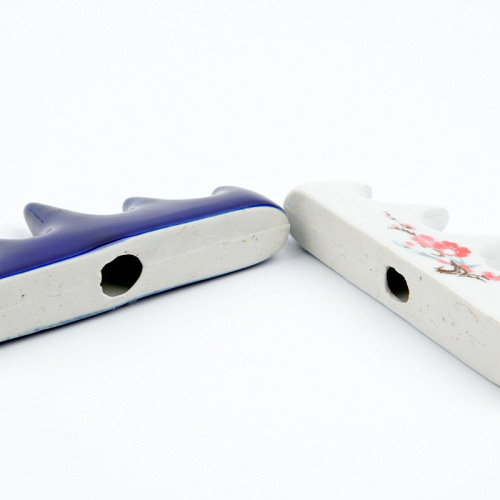 Jingdezhen ceramic Wuzhishan pen holder, plum blossom pen mountain brush holder, student brush holder, mountain-shaped pen holder