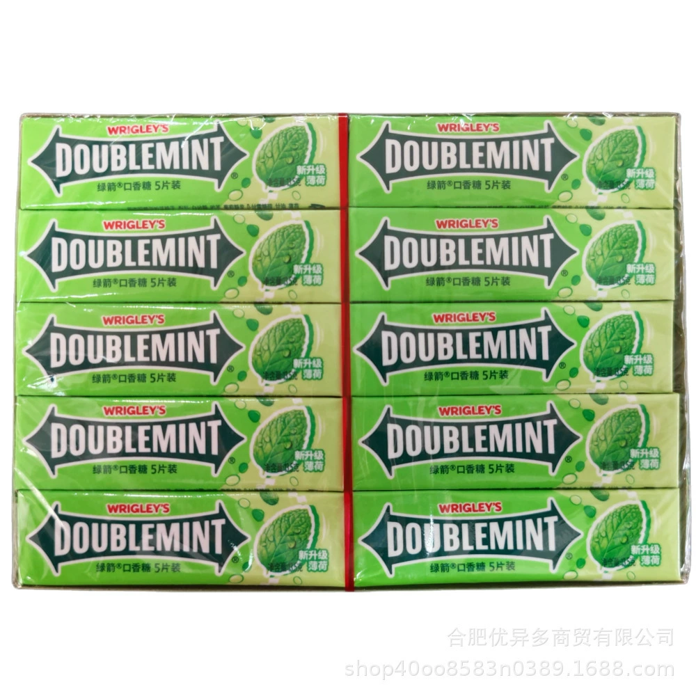 Зеленая стрела жевательная резинка 5 кусочков оригинального вкуса 13,5 г * 20 целая коробка/60 коробок свежего дыхания в розницу оптом