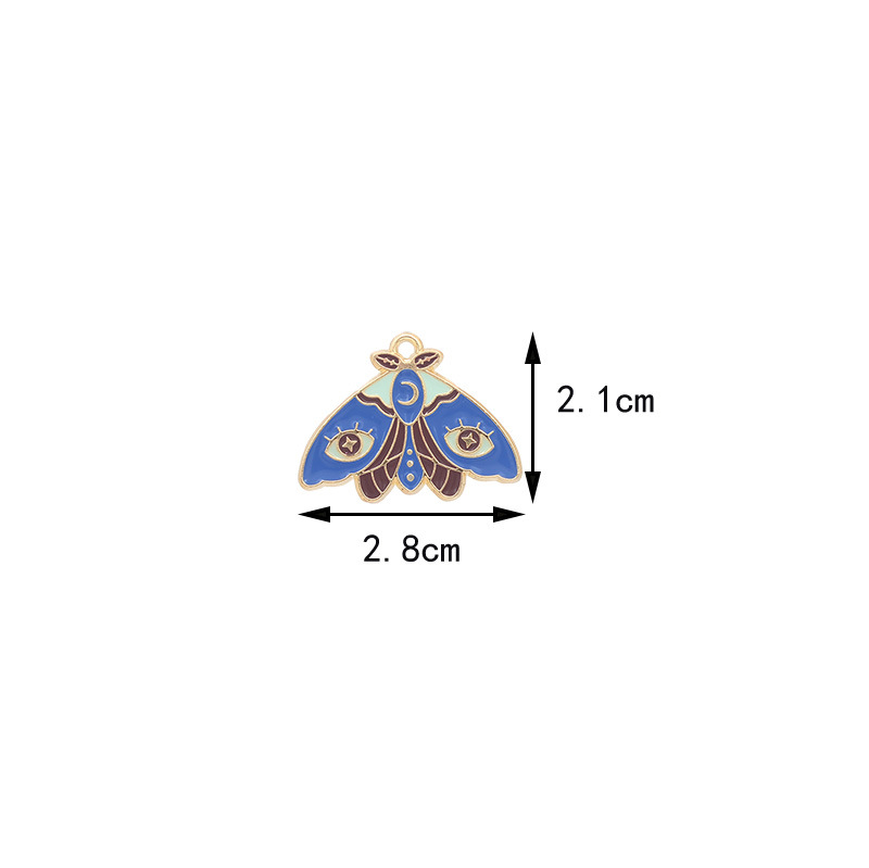 35g Weight Pendant Jewelry Making Type 22 * 18mm, 27 * 18mm, 28 * 18mm Jewelry Making Size DIY Jewelry Accessories Classification Smooth Embellishment 10 PCS/Package Quantity Alloy Material Butterfly, Moth Pattern Polished Finish Enamel Design IG Style, Simple Style Style 10 PCS/Package 22 * 18mm 27 * 18mm 28 * 18mm Alloy Butterfly Moth Polished Pendant 5