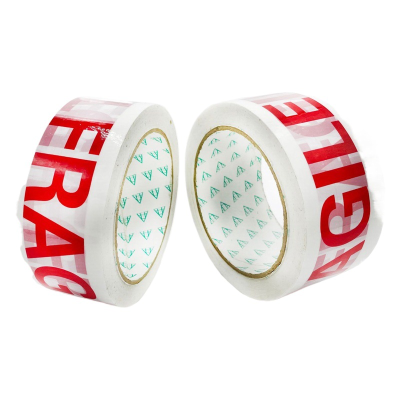 Cinta de sellado embalaje expreso letras inglesas impresión cinta adhesiva Qingdao cinta ventas directas de fábrica