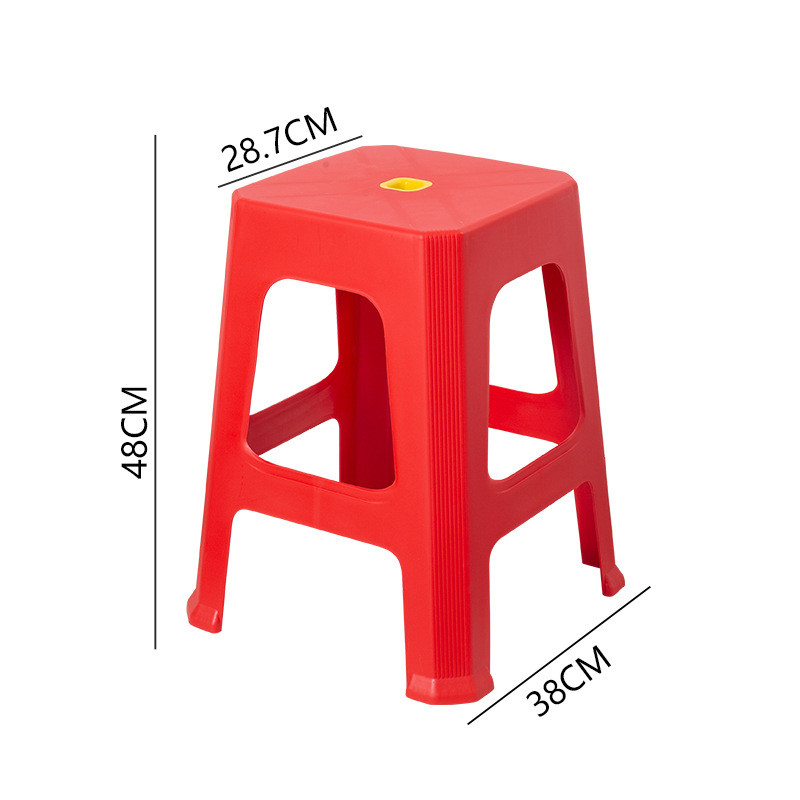 대외 무역 두꺼운 하이 스툴 885 레드 48 하이 내하중 300kg