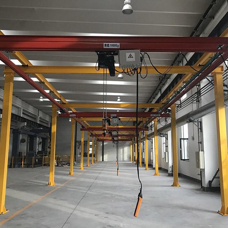 KBK组合式起重机 KBK刚性轨道行车吊 1T轻型行吊小型桁架起重机