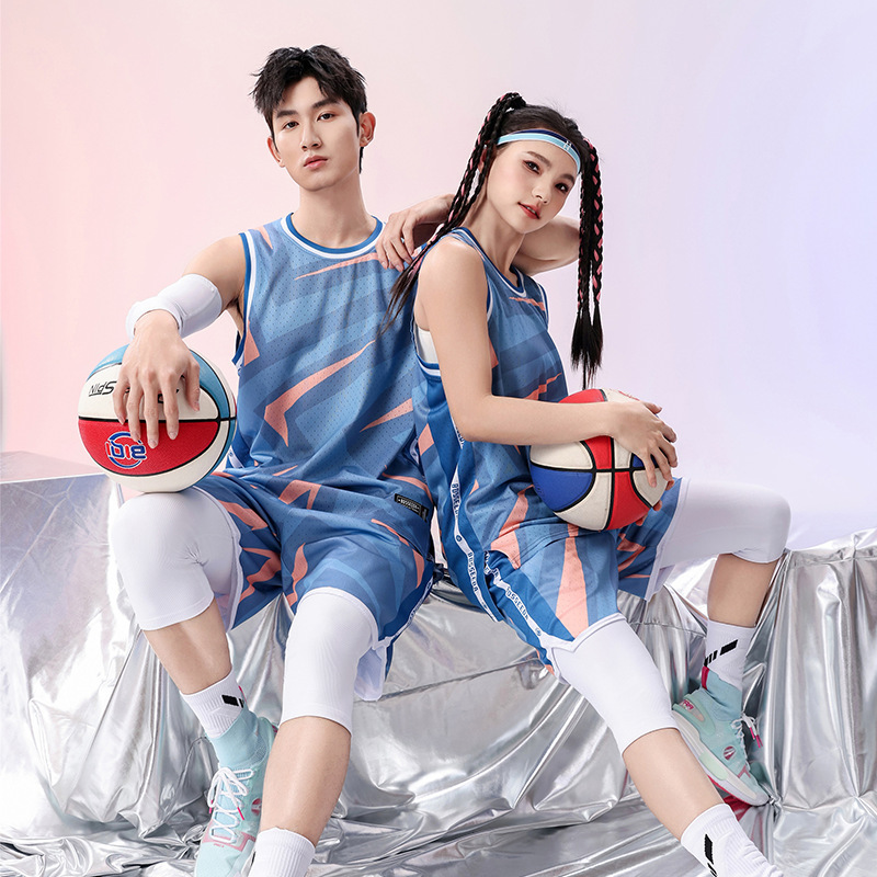 バスケットボールの服のスーツの男性のユニフォームの大学生の試合のユニフォームの服の夏の訓練服のスポーツベストはバスケットボールの服を印刷します。|undefined