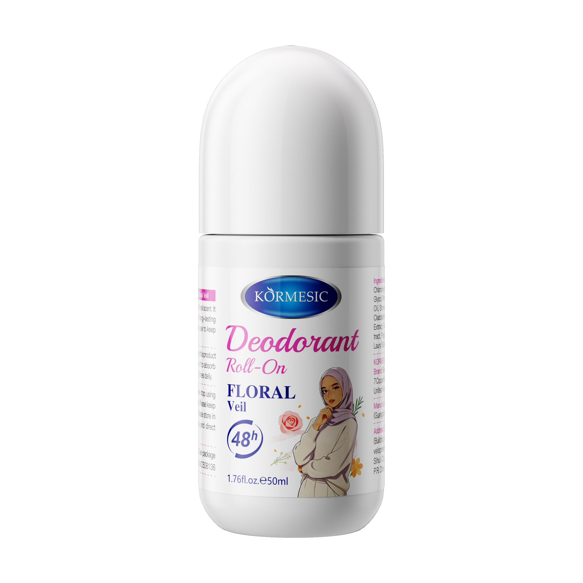 KORMESIC Fragrancia Floral Antiperspirante Bola Desodorante Refrescante Fragrancia Desodorante Comercio Exterior Transfronterizo Wholesale