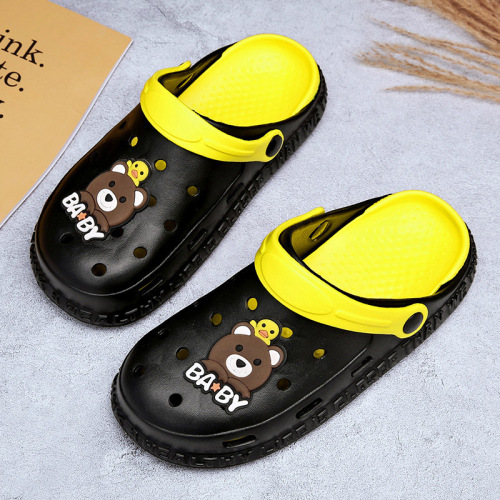 Children's Croc Shoes Summer Baby Slippers Lightweight Non-Slip Soft Soled Boys Girls Sandals Children's Beach Shoes