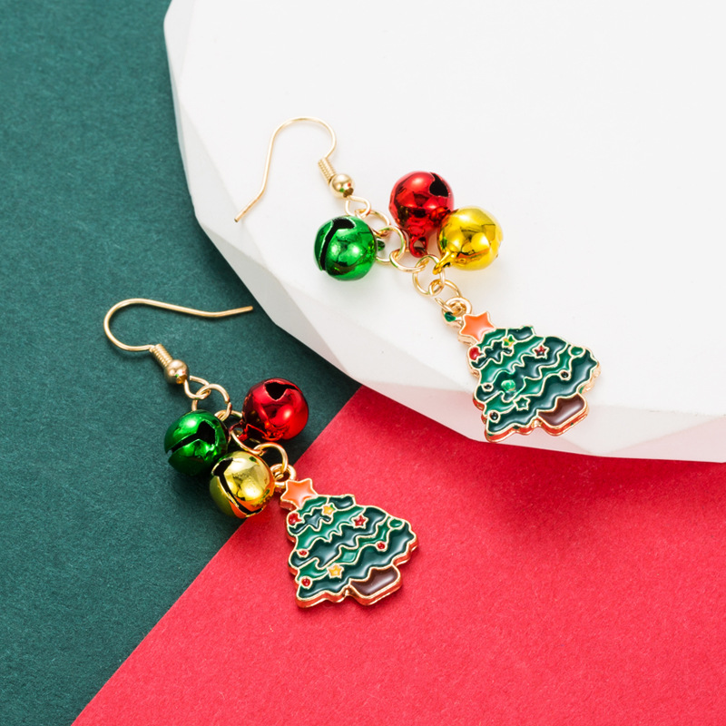 Fashion Christmas Tree Alloy Enamel Women's Drop Earrings 1 Pair display picture 4