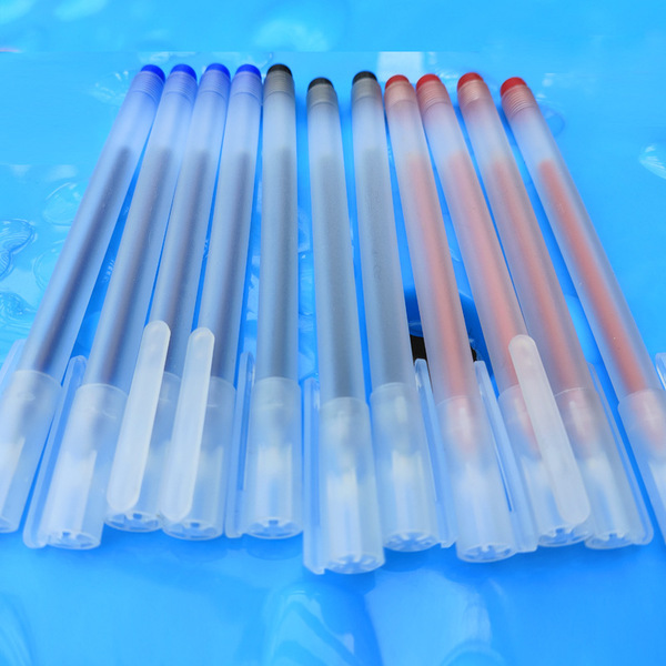 Transparent matte rollerball pen