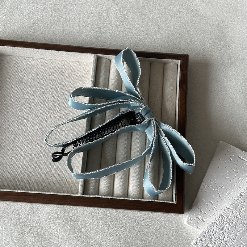 38g Weight Hair Clip Hair Accessories Type 1 Piece Quantity Casual, Holiday, Daily Occasion Cloth Material Bow Knot Pattern All Seasons Season Women's Gender Elegant, Sweet Style Elegant Sweet Women's Bow Knot Cloth Hair Clip 8