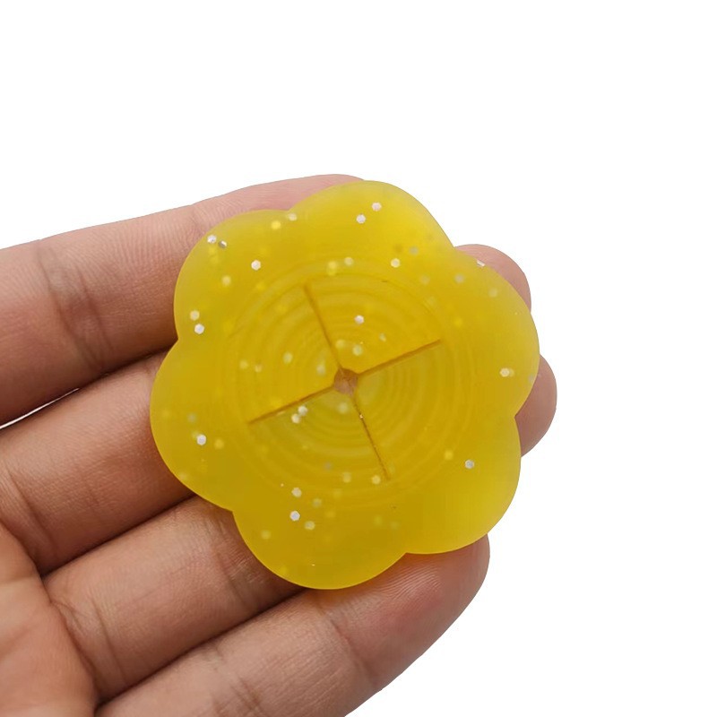 오렌지 실리콘 중간 직경 5cm