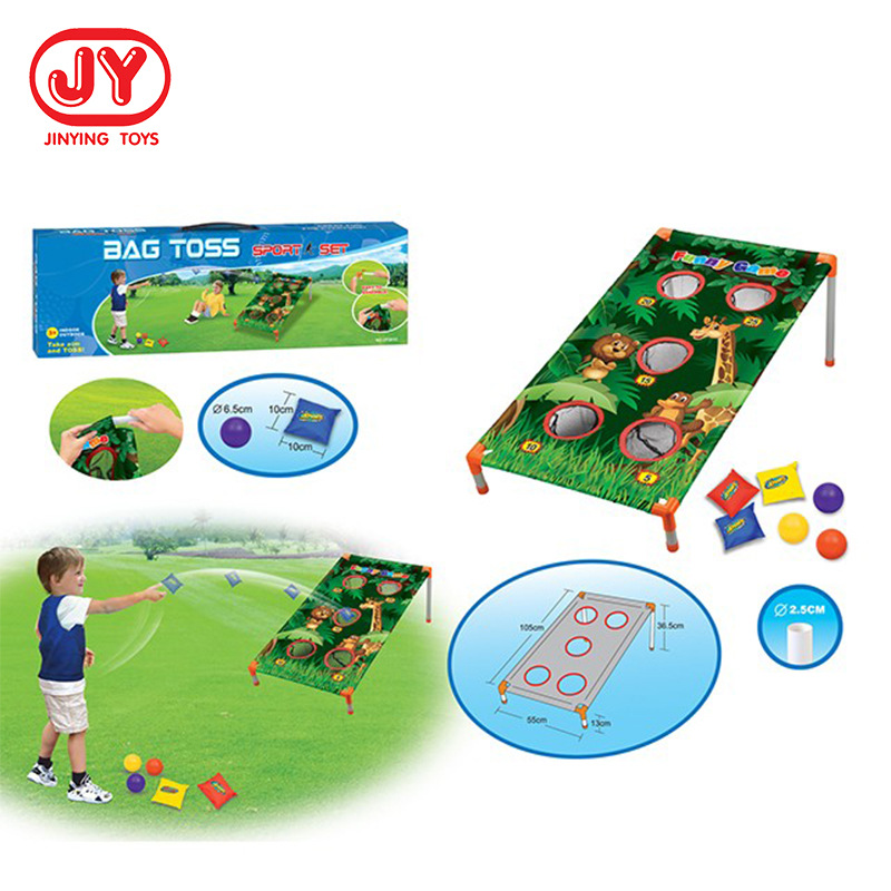 Kindergarten divertido juego de deportes bolsa de arena de entrenamiento de lanzamiento de bolsa de arena juego de tablero