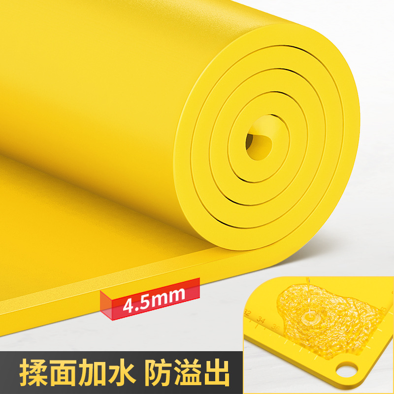 Kneading dough food grade silicone mat kitchen baking mat non-stick rolling dough thickened insulated chopping board silicone and dough mat