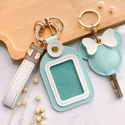 Key Protective Cover Electric Vehicle – Electric vehicle key cover shell - hand-strap-model-key-cover-remote-control-cover-blue