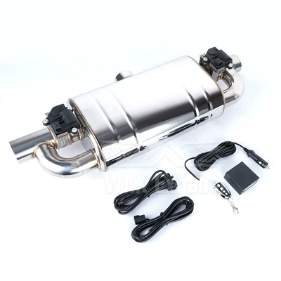 Car Modification T-Shaped Straight Exhaust: Car muffler