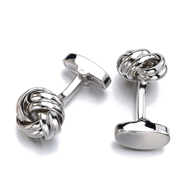 High-end twist cufflinks men's metal cufflinks exquisite French shirt cufflinks factory spot wholesale