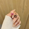 Brand fresh small cartoon earrings with bow, Japanese and Korean, simple and elegant design