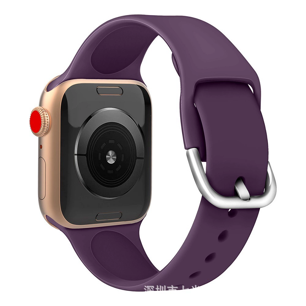 Яблоко, iPhone7, силиконовый ремешок для часов, дышащий сменный пряжка