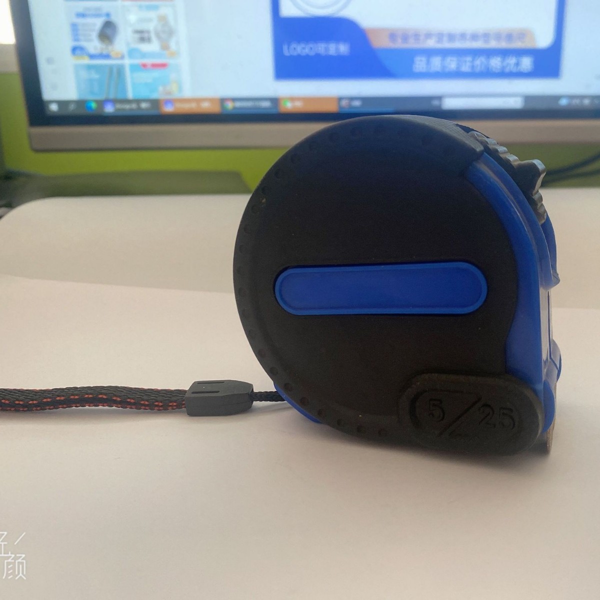 卷尺厂家供应【5m19mm】新款 包胶 外贸钢卷尺