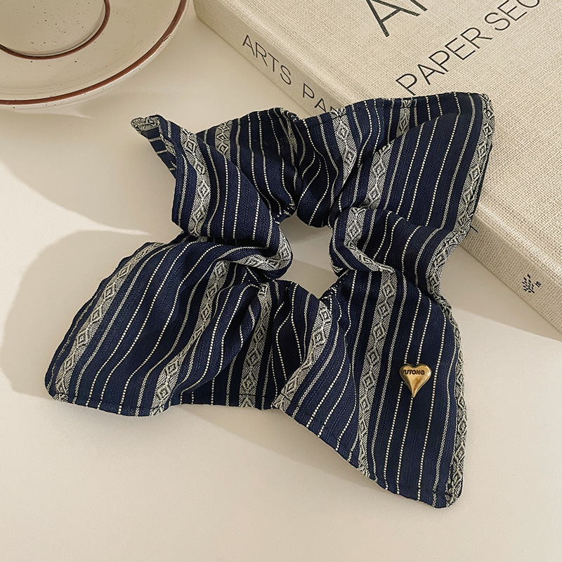 Pequeño, fresco y dulce, lazo para el cabello de intestino grueso, linda cuerda para el cabello a cuadros, atmósfera coreana, cuerda para el cabello, tocado de goma