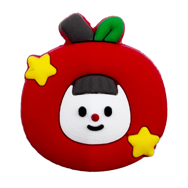 メーカー卸売Q版クリスマス洞洞シューズアクセサリー、厚みのあるエポキシ樹脂製シューズフラワー、DIY装飾アクセサリーシューズバックル|undefined