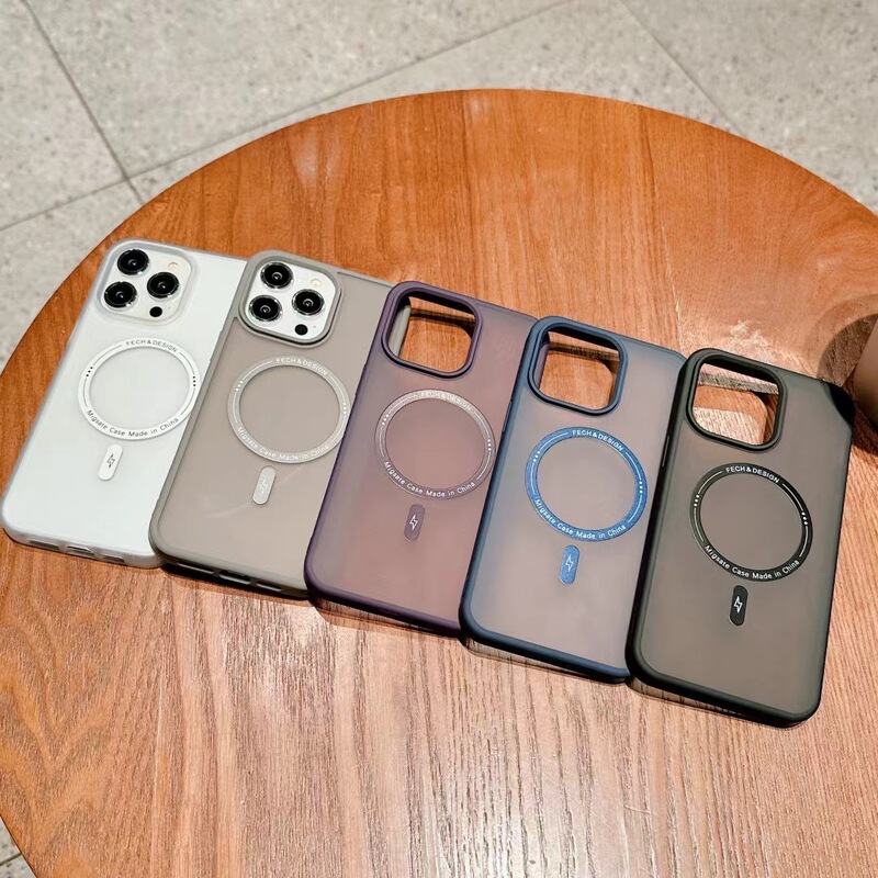 Jinshang Magnetic Application iPhone16 PRO MAX Large Hole Phone Case Anti-fall Magnetic Apple iP15 Solid Color Protection Jinshang Magnetic Application iPhone16 PRO MAX Large Hole Phone Case Anti-fall Magnetic Apple iP15 Solid Color Protection