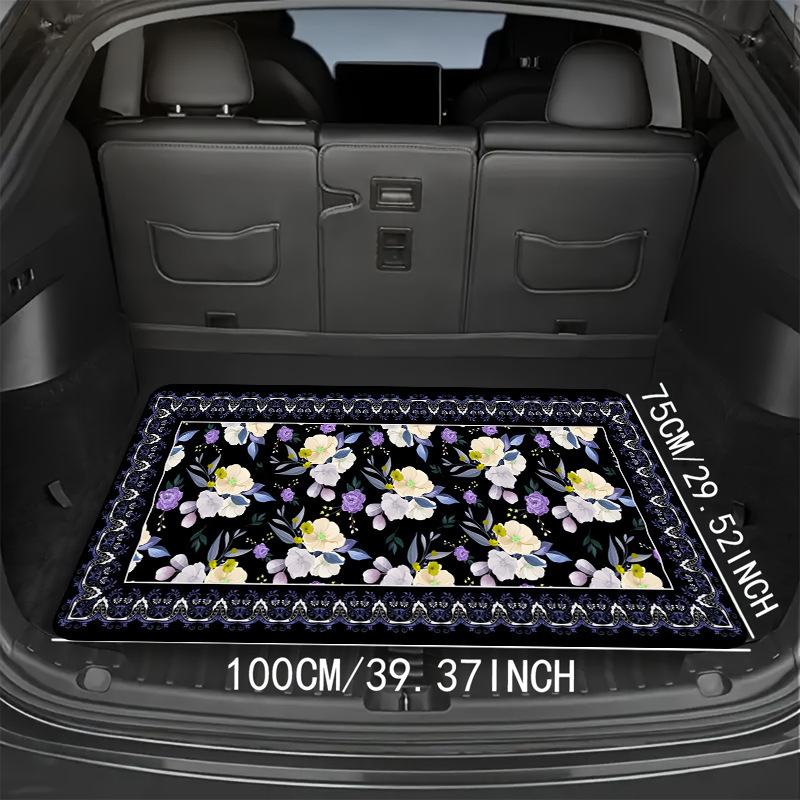 Jit Cross-Border Shipping Service Available for Temu Car-Specific Trunk Mats, Crystal Velvet Trunk Mats, and Car Mats