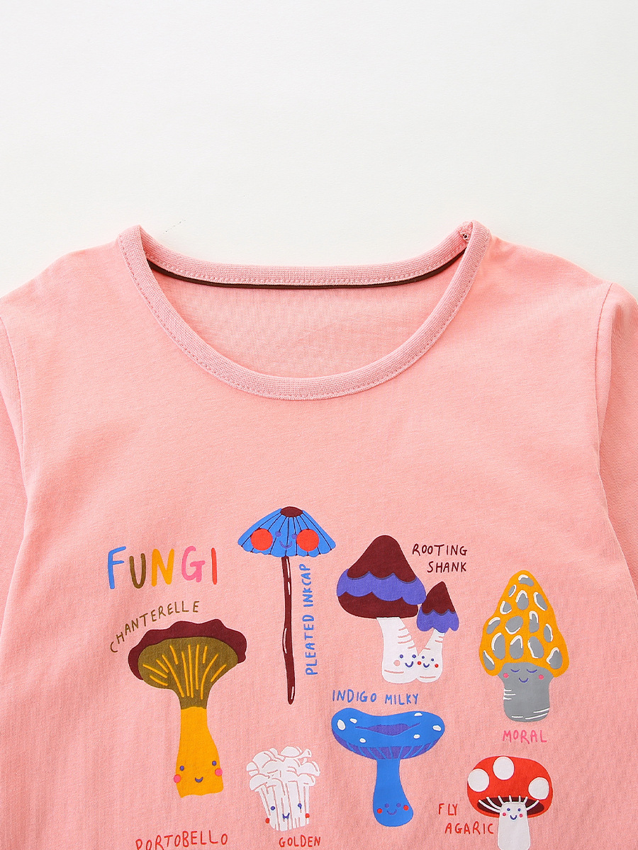 Camiseta de manga larga para niñas, estilo europeo y americano, 26 nuevos estilos de otoño, sudadera de manga larga para niños, jersey estampado con cuello redondo