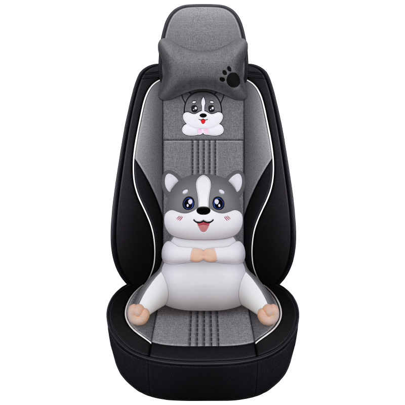 Modelə uyğun (Original) oturacaq örtükləri – Katong Cover Set - bls-elegant-gray-single-seat-cartoon-1