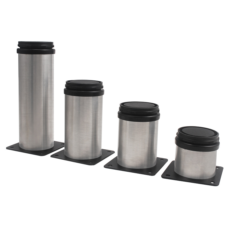 Winoda al por mayor sofá pierna ajustable del Gabinete de la pierna TV gabinete pierna del sofá pierna de acero inoxidable pierna del sofá hardware