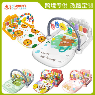 Infant Toy Pedal Piano Fitness Stand 0-1 Year Old Baby Music Piano Game Crawling Mat Southeast Asia Hot Sale
