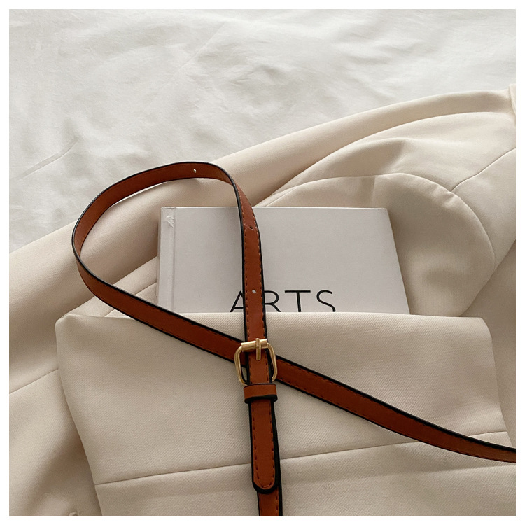 Cross-border retro trend small square bag for women, new fashionable printed French small square bag, niche and stylish single-shoulder crossbody bag undefined