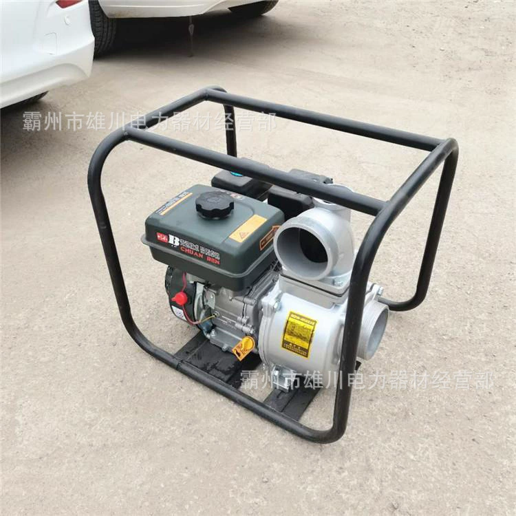 Портативный аварийный самовсасывающий насос для защиты от наводнений четырехдюймовый бензиновый самовсасывающий насос для предотвращения наводнений