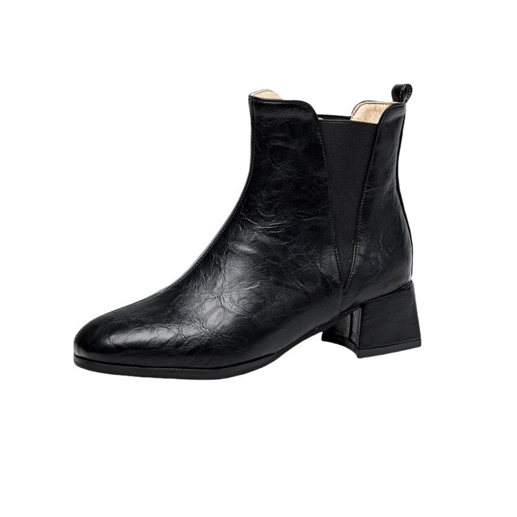 Low boots, ankle boots, (Cross-border trading), Korean style, plus size