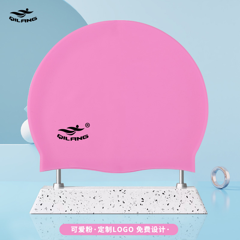 Gorro de Natación Universal de Silicona para Adulto 50g Elástico para Natación image 10