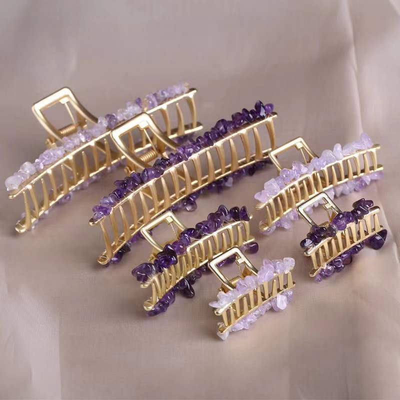 45g Weight Hair Claws Hair Accessories Type Ethnic Style Geometric Alloy Handmade Hair Claws