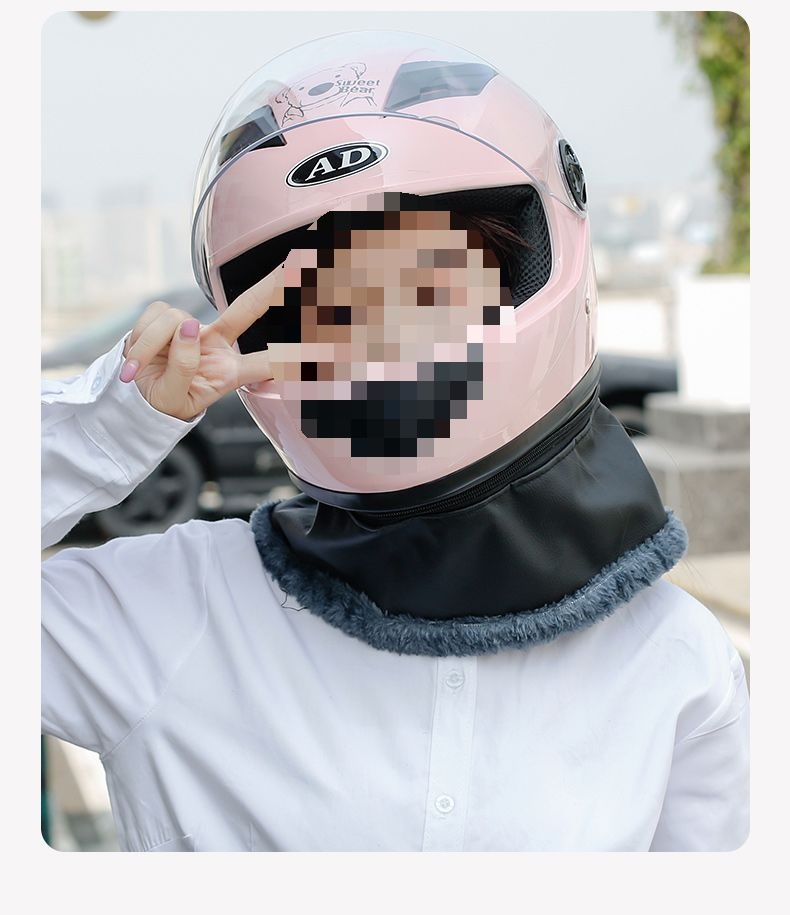 2025 New 3C Certified Electric Motorcycle Helmet Women's Winter Full Helmet