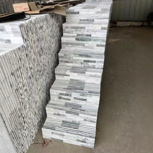 Culture Stone Exterior Wall Brick Cloud Grey Culture Stone Combination Edition Culture Stone Quartz Stone Culture Stone Grey White Culture Stone