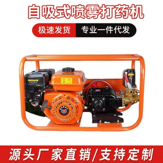 自吸式喷雾打药机丘陵果树园林汽油动力喷雾机农用高压电动喷雾器